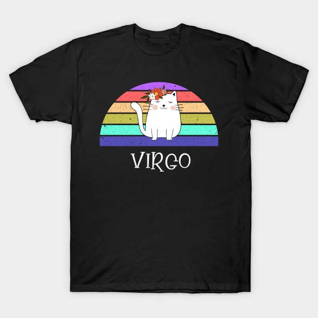 Cat Horoscope Virgo T-Shirt by kooicat